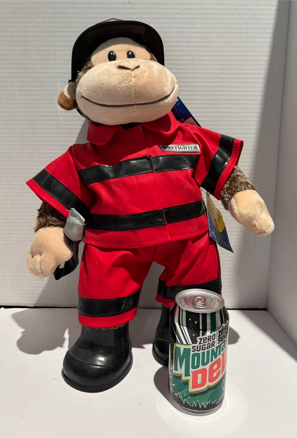 Build-A-Bear Workshop Monkey Firefighter Plush - photo 3