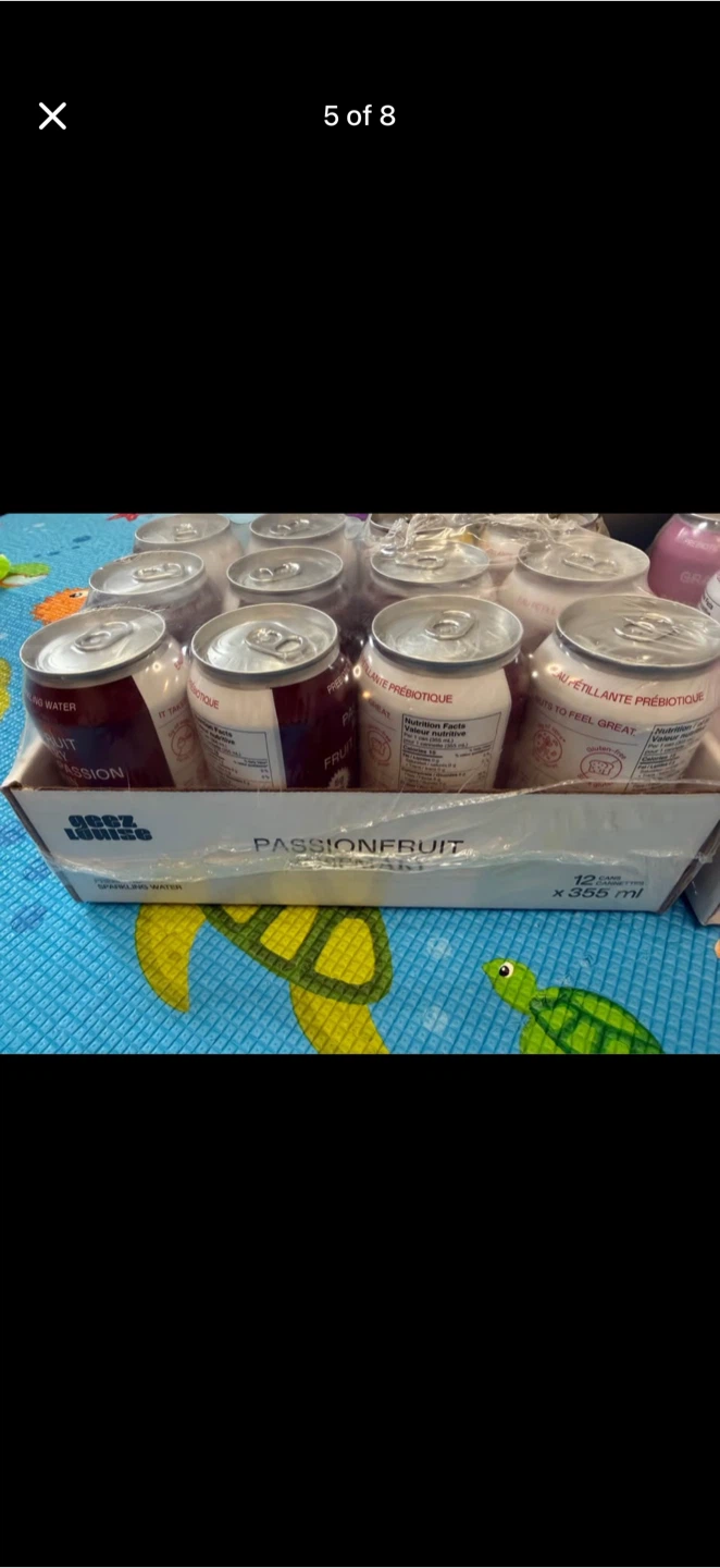 Geez Louis Prebiotic Sparkling Water (case of 12) - photo 4