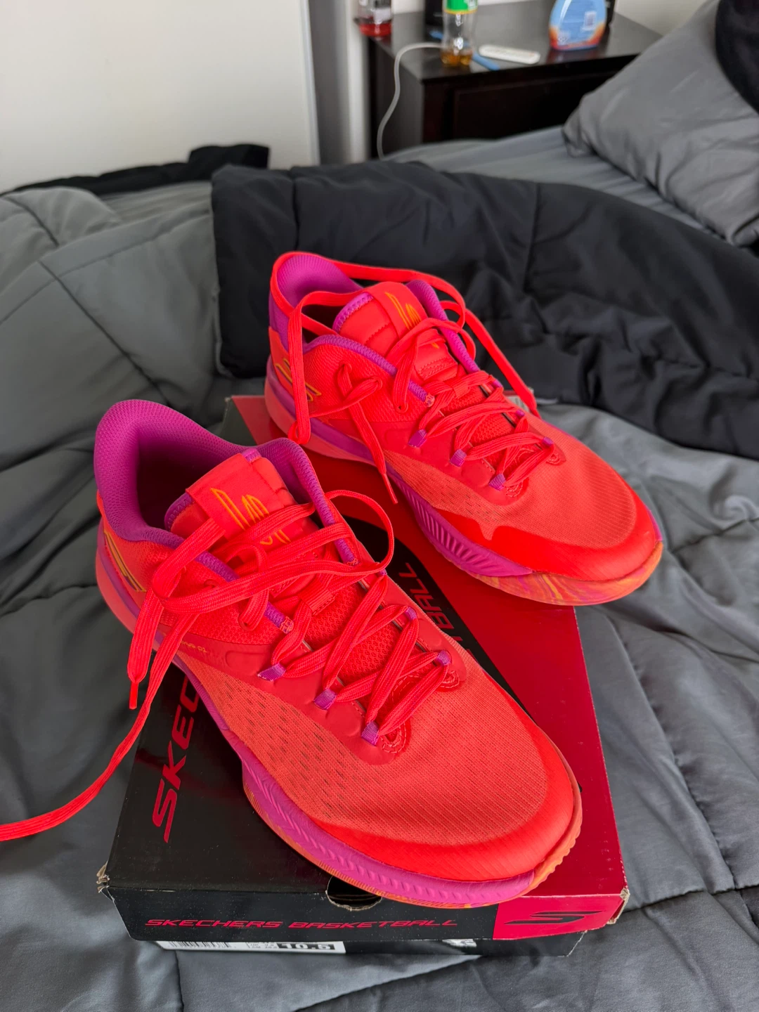 Skechers Basketball Shoes - Red/Purple Size 10.5 - photo 2