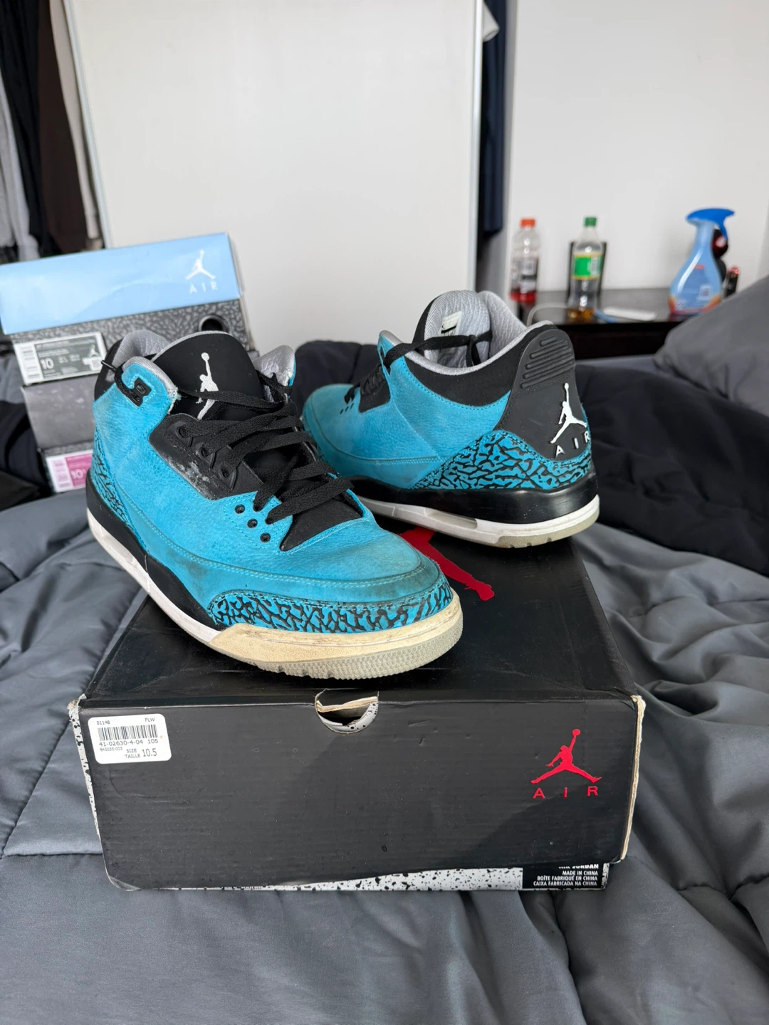 Air Jordan 3 Retro True Blue Men's Sneakers - photo 2