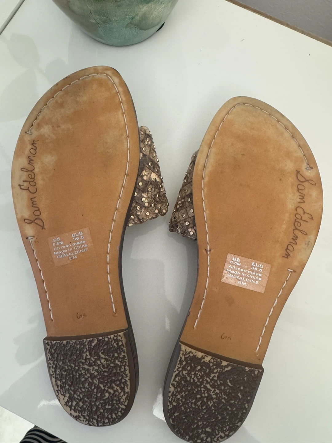Sam Edelman Women's Geraldine Embellished Slide Sandals - photo 3