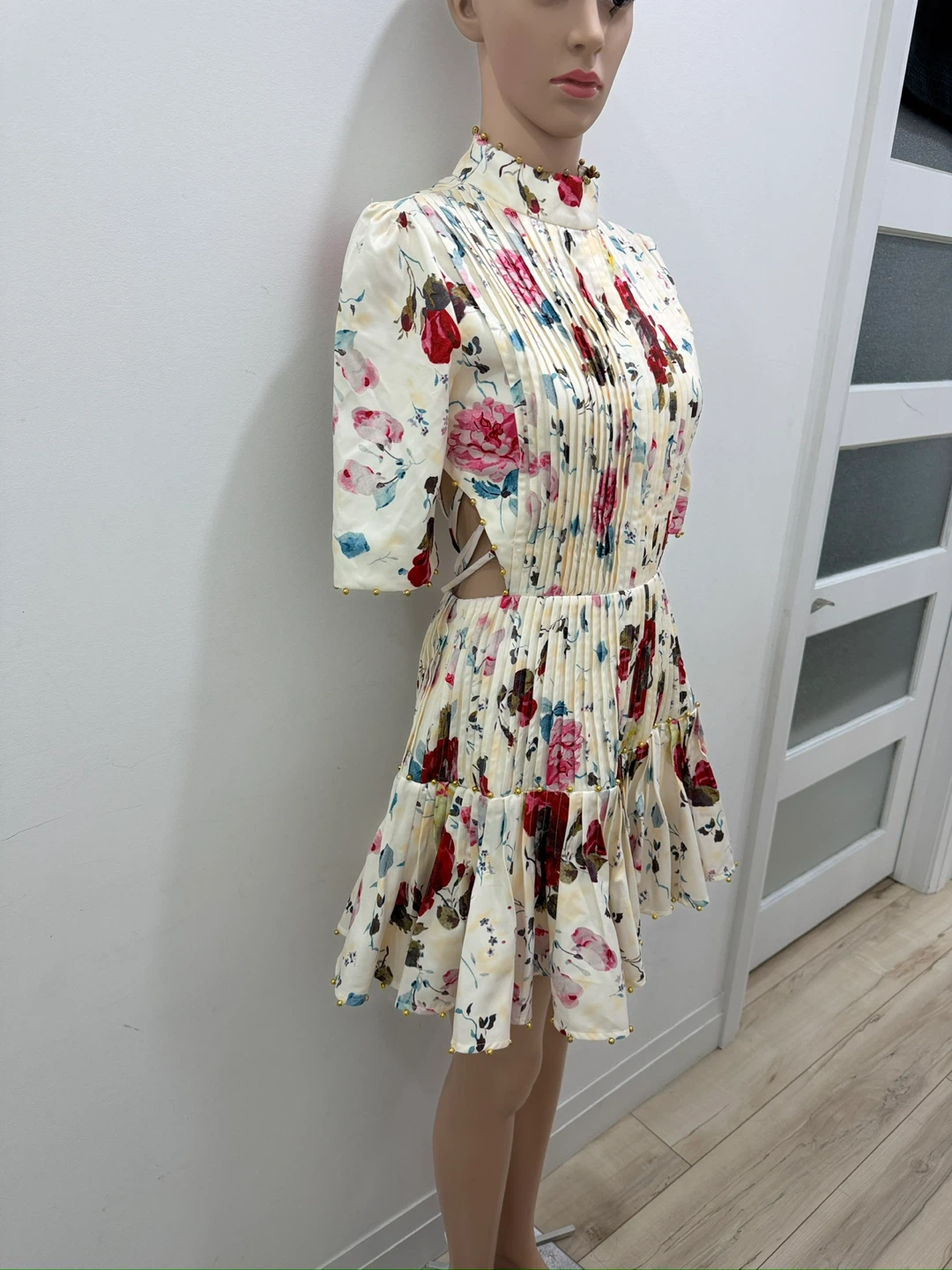 Floral Print Cutout Mini Dress - photo 2