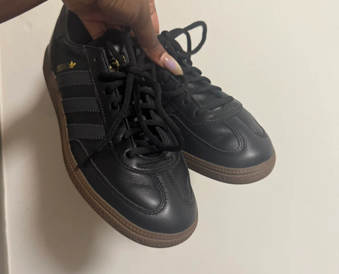 Adidas Handball Spezial Black Leather Sneakers