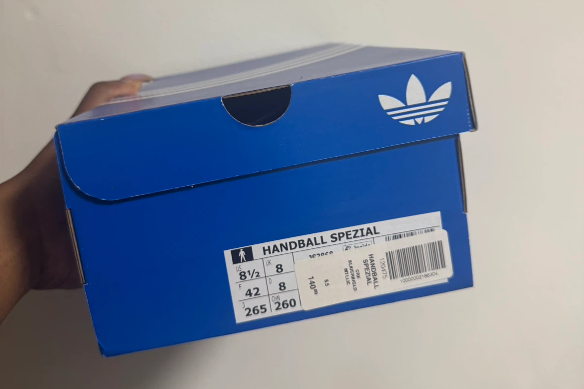Adidas Handball Spezial Black Leather Sneakers - photo 5