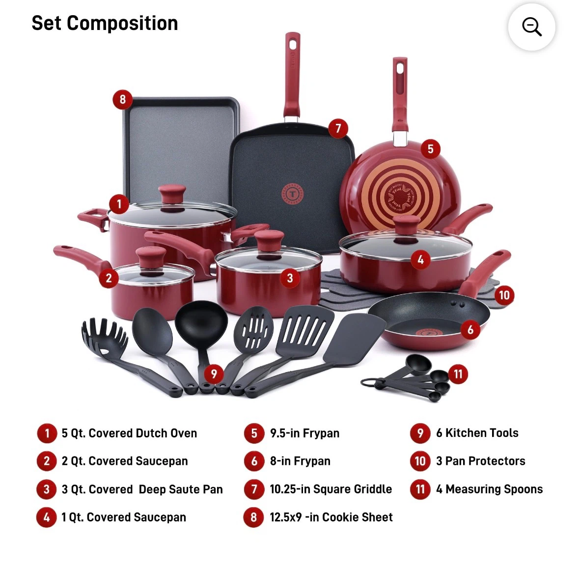 [LAST CHANCE - 3 DAYS LEFT] T-fal Non-Stick Cookware Set