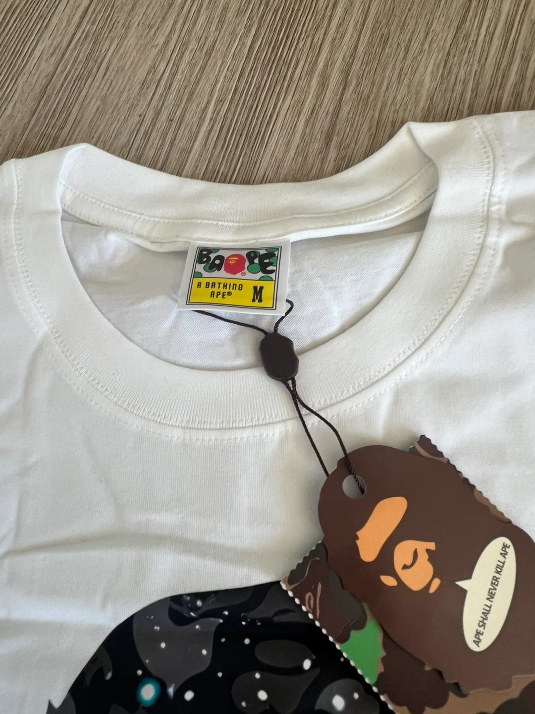 A Bathing Ape White Graphic T-Shirt - photo 3