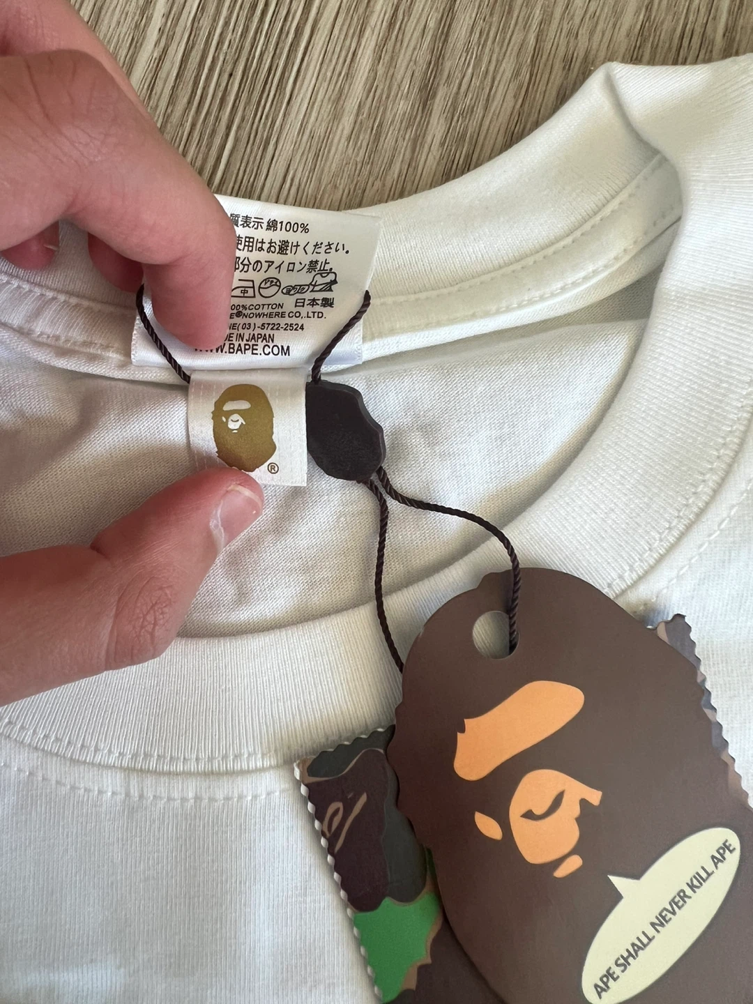 A Bathing Ape White Graphic T-Shirt - photo 4