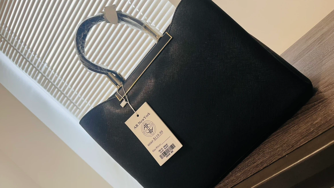 AR New York Black Tote Bag