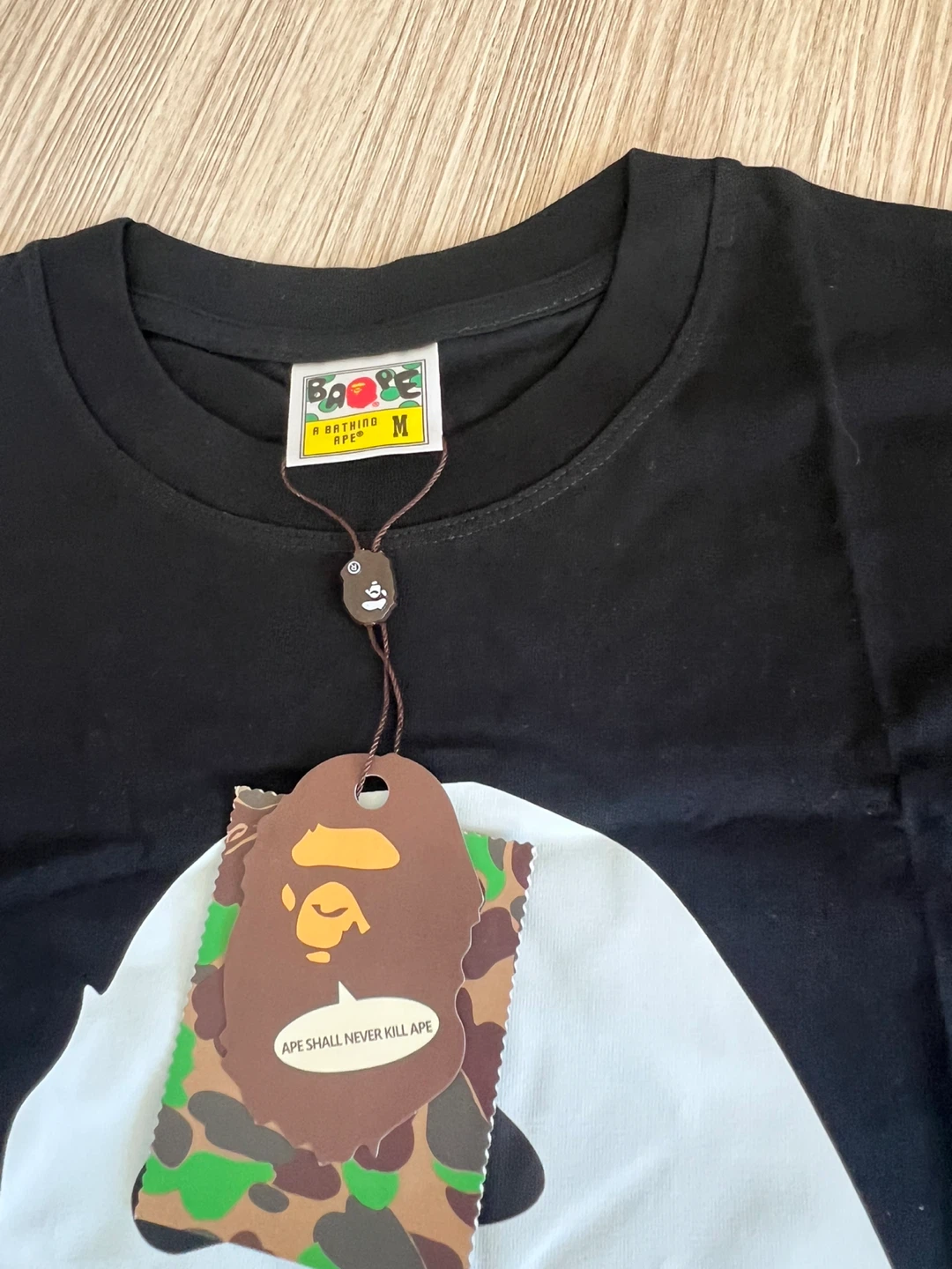 A Bathing Ape x New Balance Black T-Shirt - photo 3