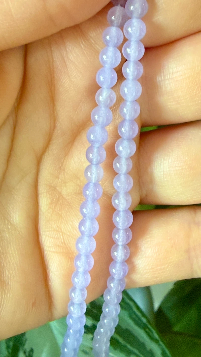 Amethyst Crystal Beaded Necklace Evil Eye Pendant - photo 4