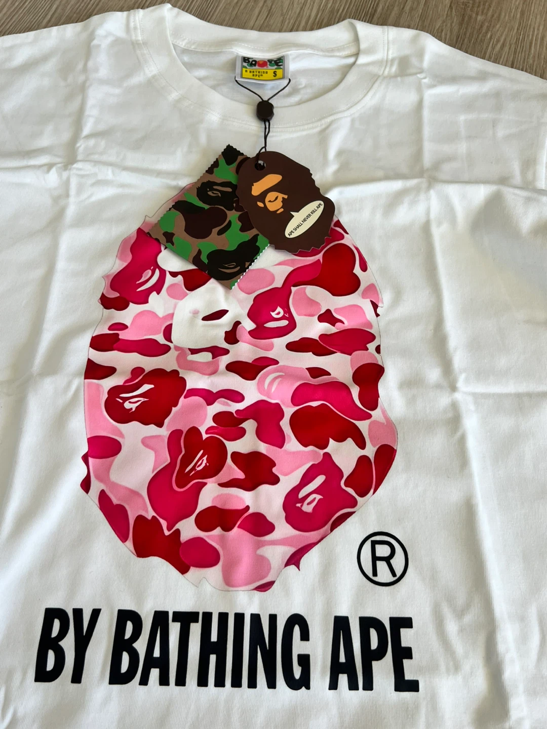 A Bathing Ape White Camo Print T-Shirt - photo 2