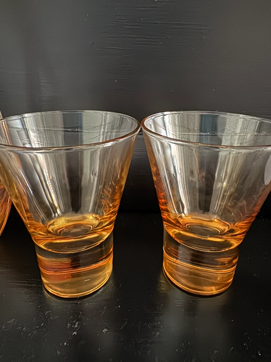 Amber Glass Decanter Set with Jeweled Embellishment - photo 2