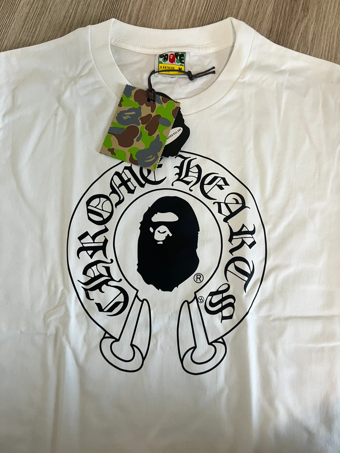 A Bathing Ape x Chrome Hearts T-Shirt White - photo 2