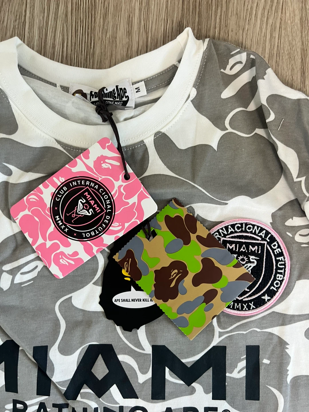 A Bathing Ape x Inter Miami CF T-Shirt - photo 4
