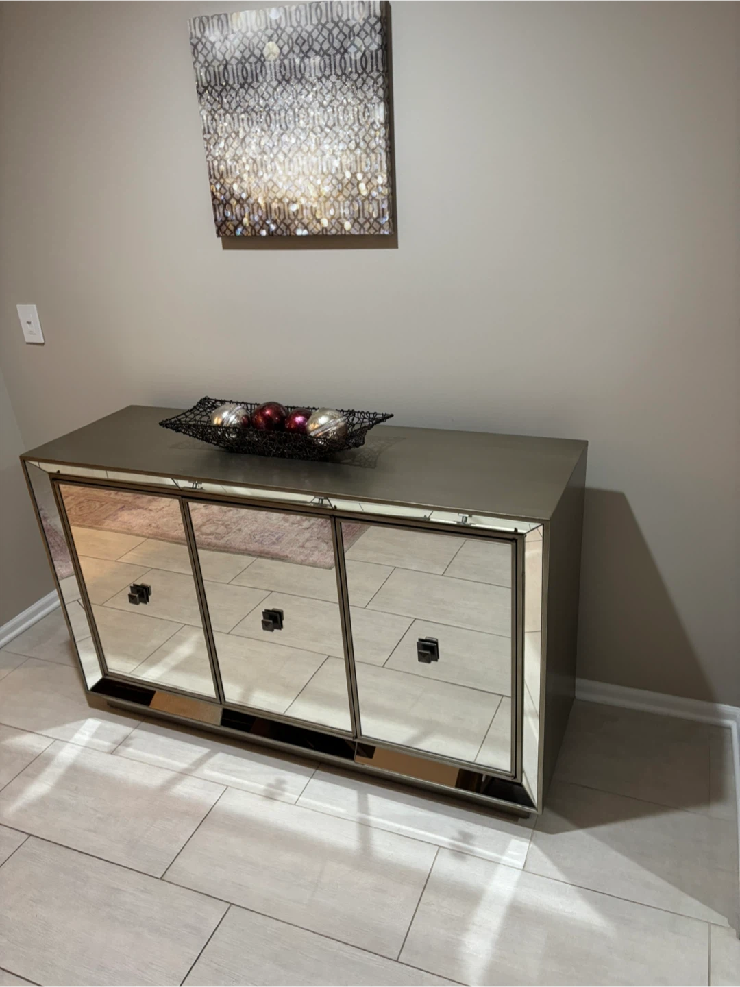 Mirrored Sideboard Cabinet