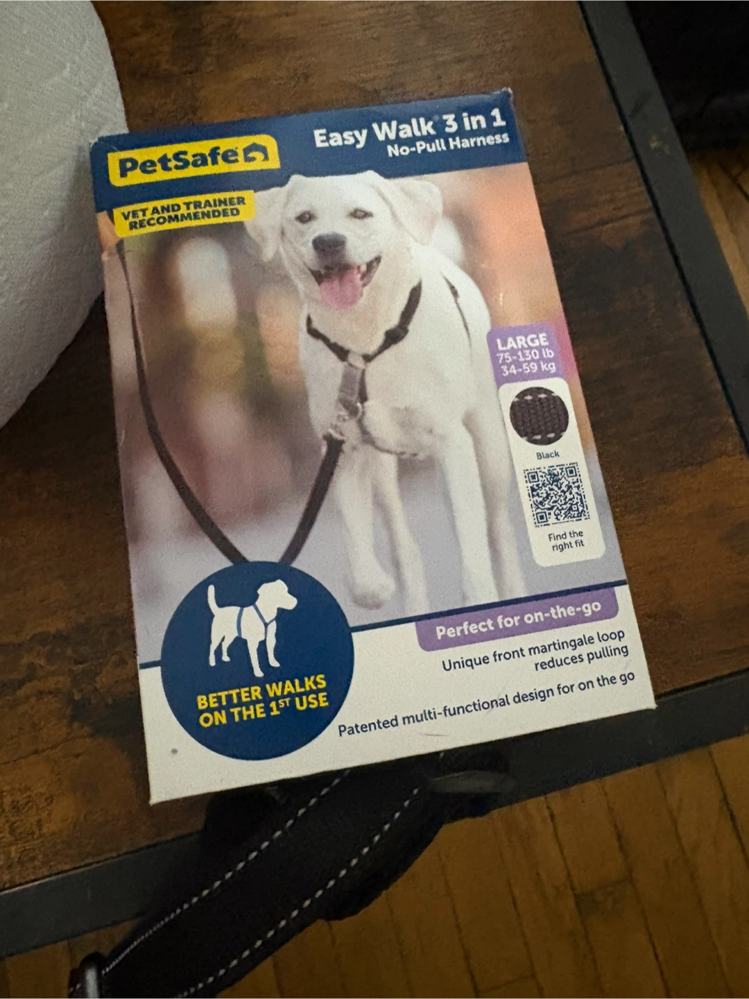 PetSafe Easy Walk 3-in-1 No-Pull Harness - Large, Black