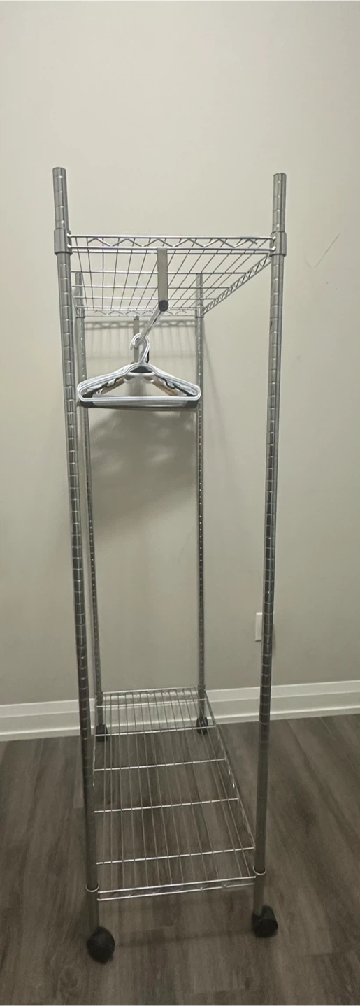 IKEA OMAR Shelving Unit with Clothes Rail - photo 2