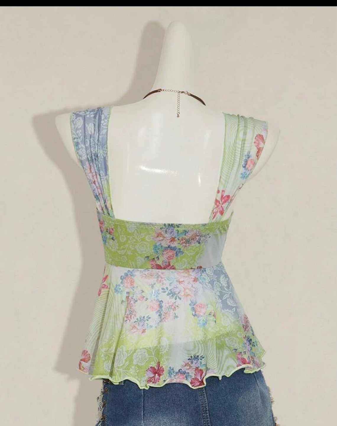Boho Floral Halter Top - photo 2