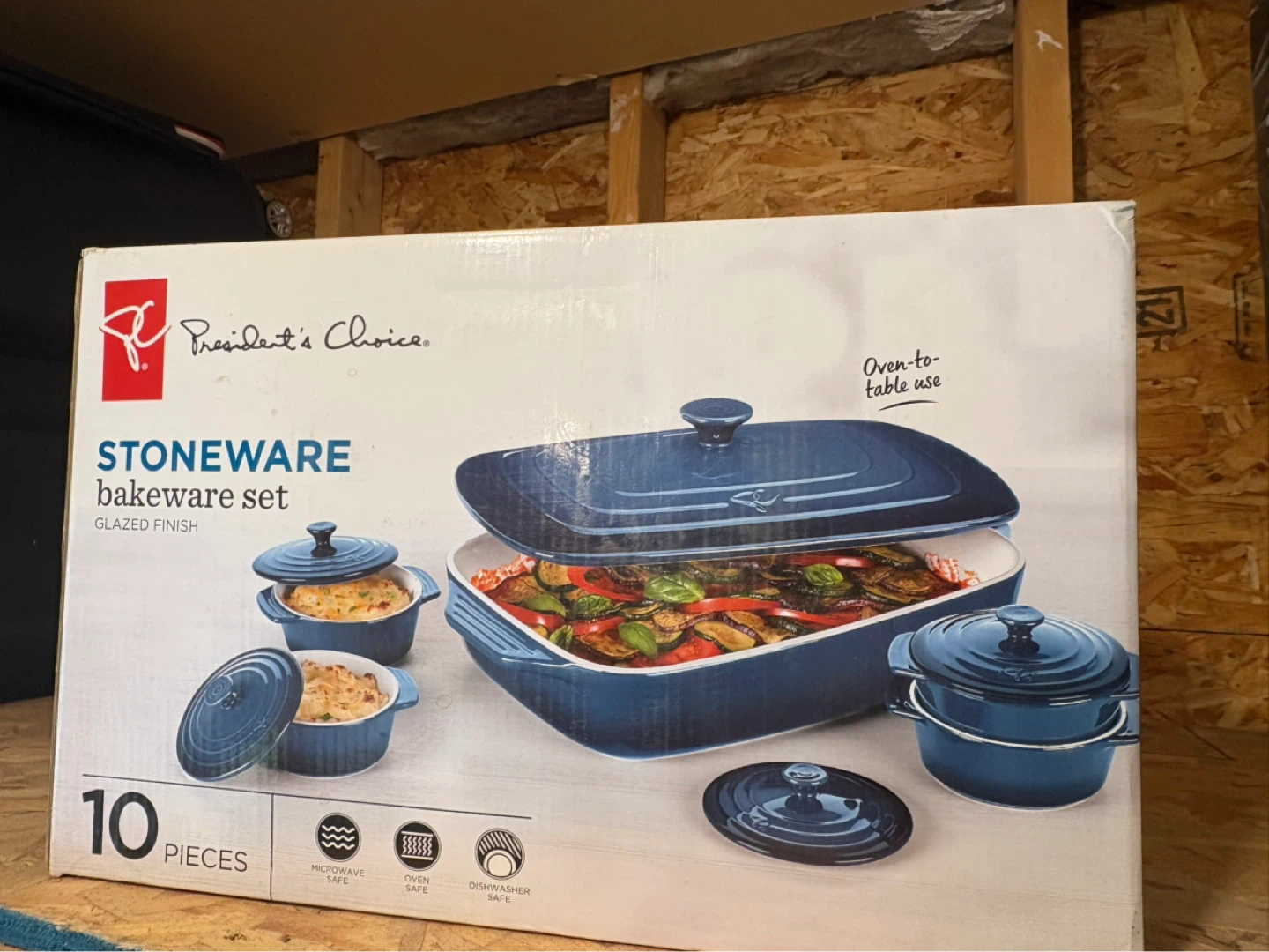 President's Choice Stoneware Bakeware Set - 10 Pieces