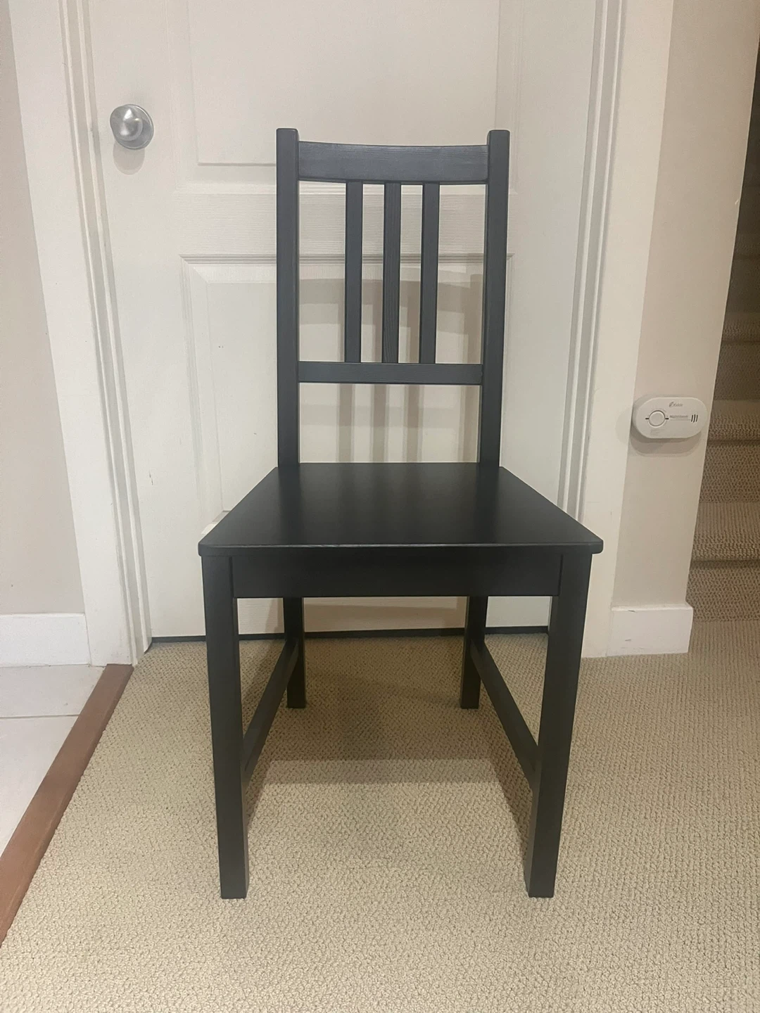 IKEA Dining Set – LERHAMN Table + 4 STEFAN Chairs (Black-Brown) - photo 4