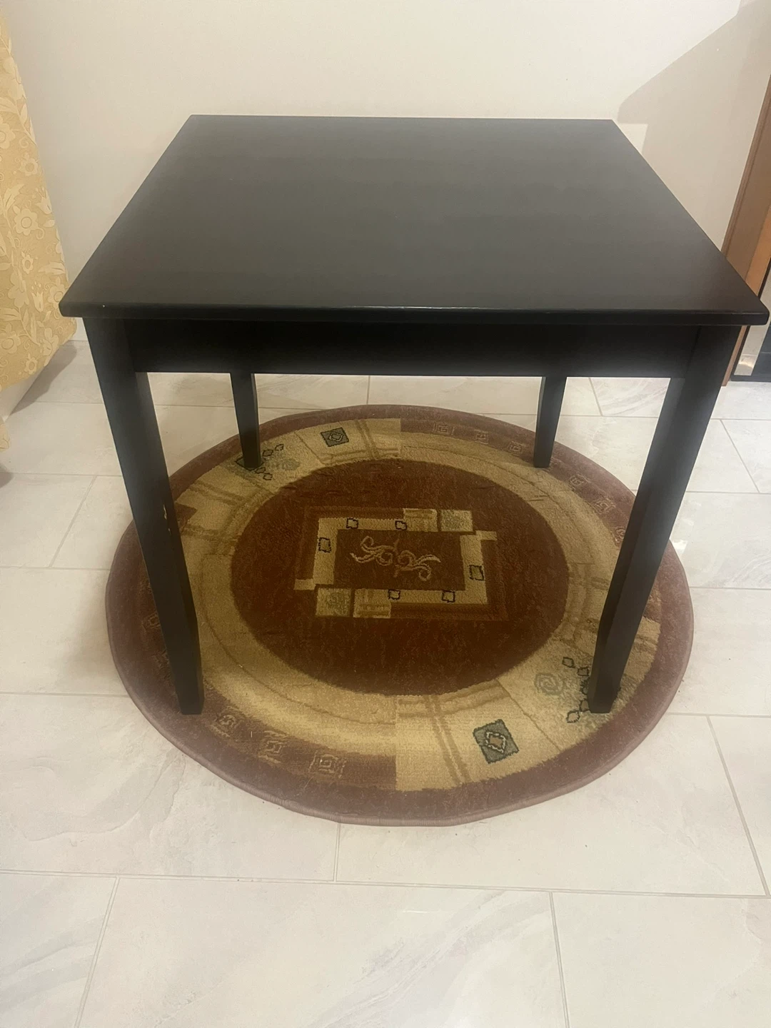 IKEA Dining Set – LERHAMN Table + 4 STEFAN Chairs (Black-Brown) - photo 5