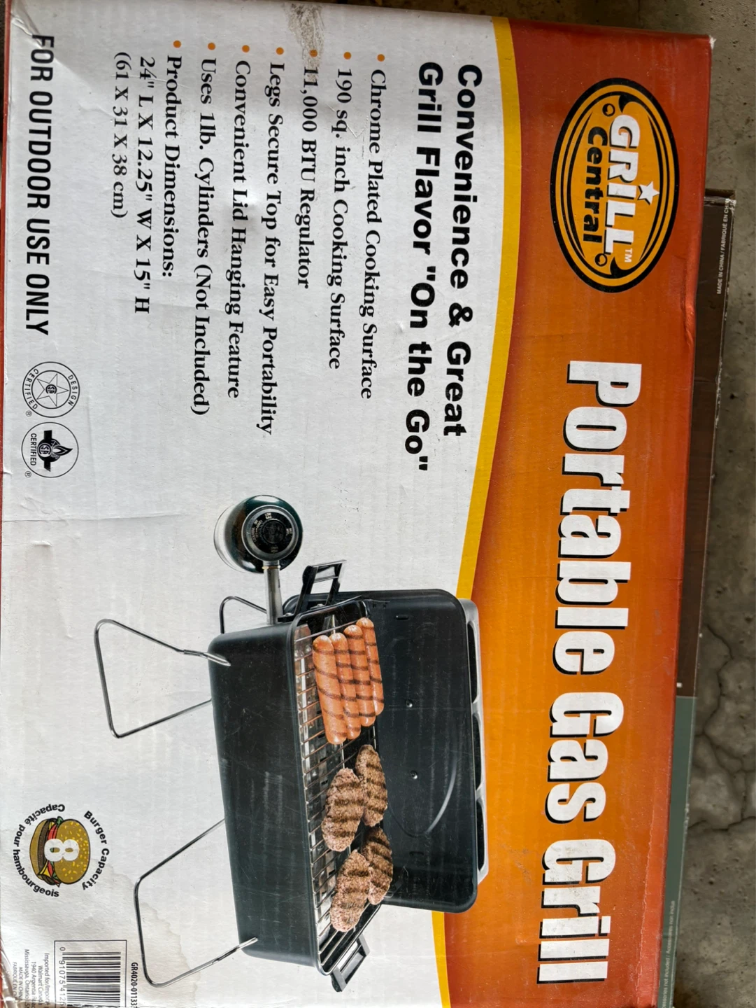 Grill Central Portable Gas Grill - photo 2