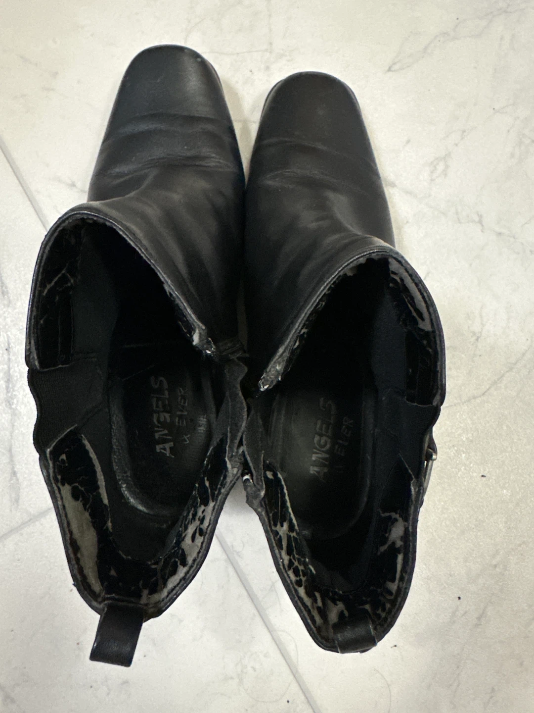 Black Leather Ankle Boots - photo 3