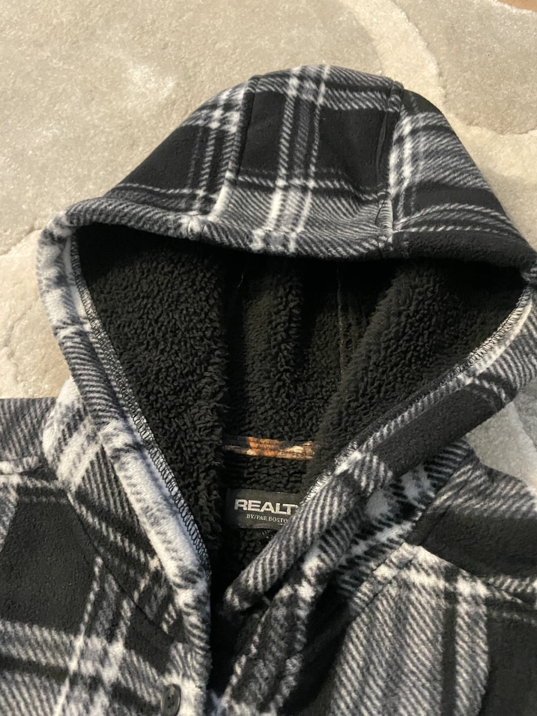 Realtree Plaid Fleece Lined Hooded Shirt Jacket - photo 2