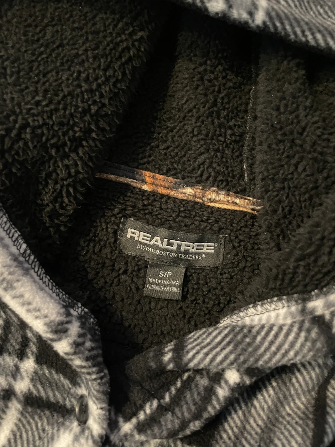 Realtree Plaid Fleece Lined Hooded Shirt Jacket - photo 3