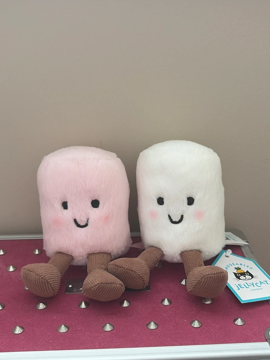 Jellycat Amuseable Marshmallow Plush Pair
