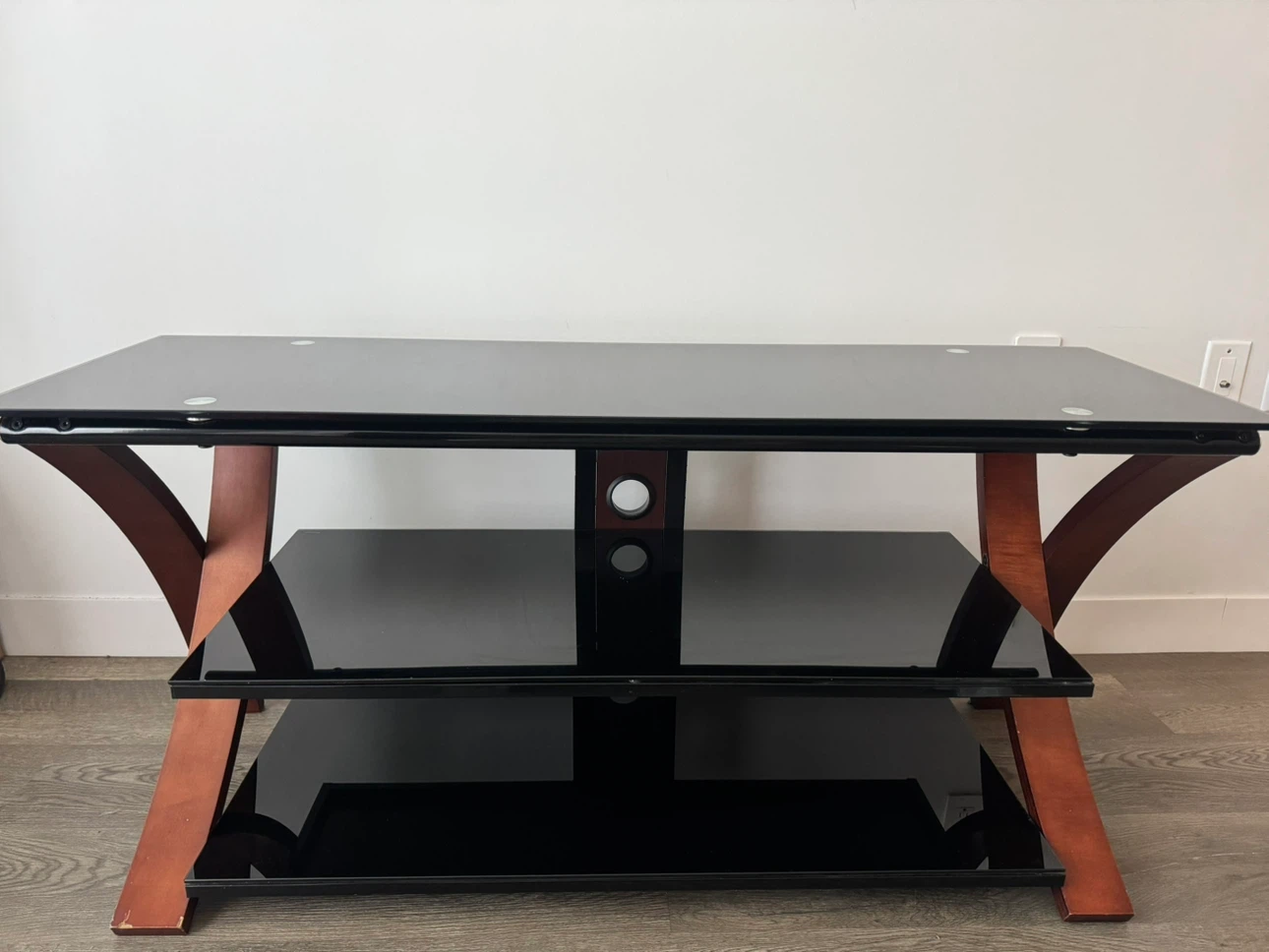 Tempered Glass TV Stand - photo 2