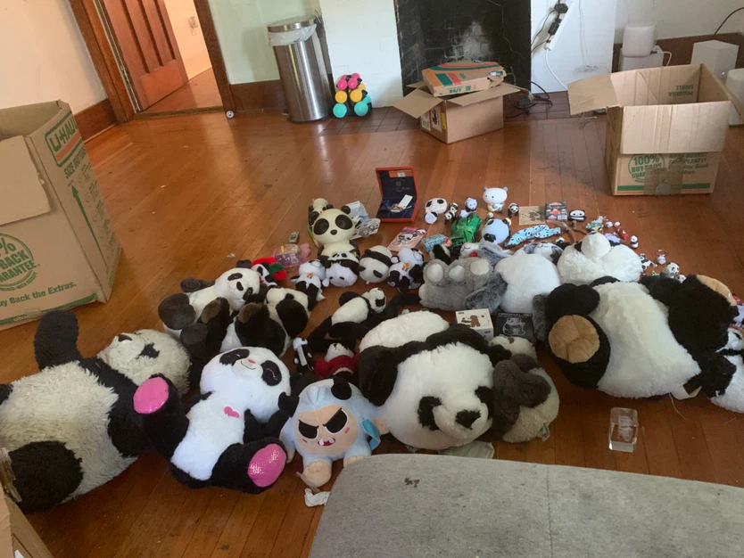 Assorted Panda Plush Toys 672-975-5756
