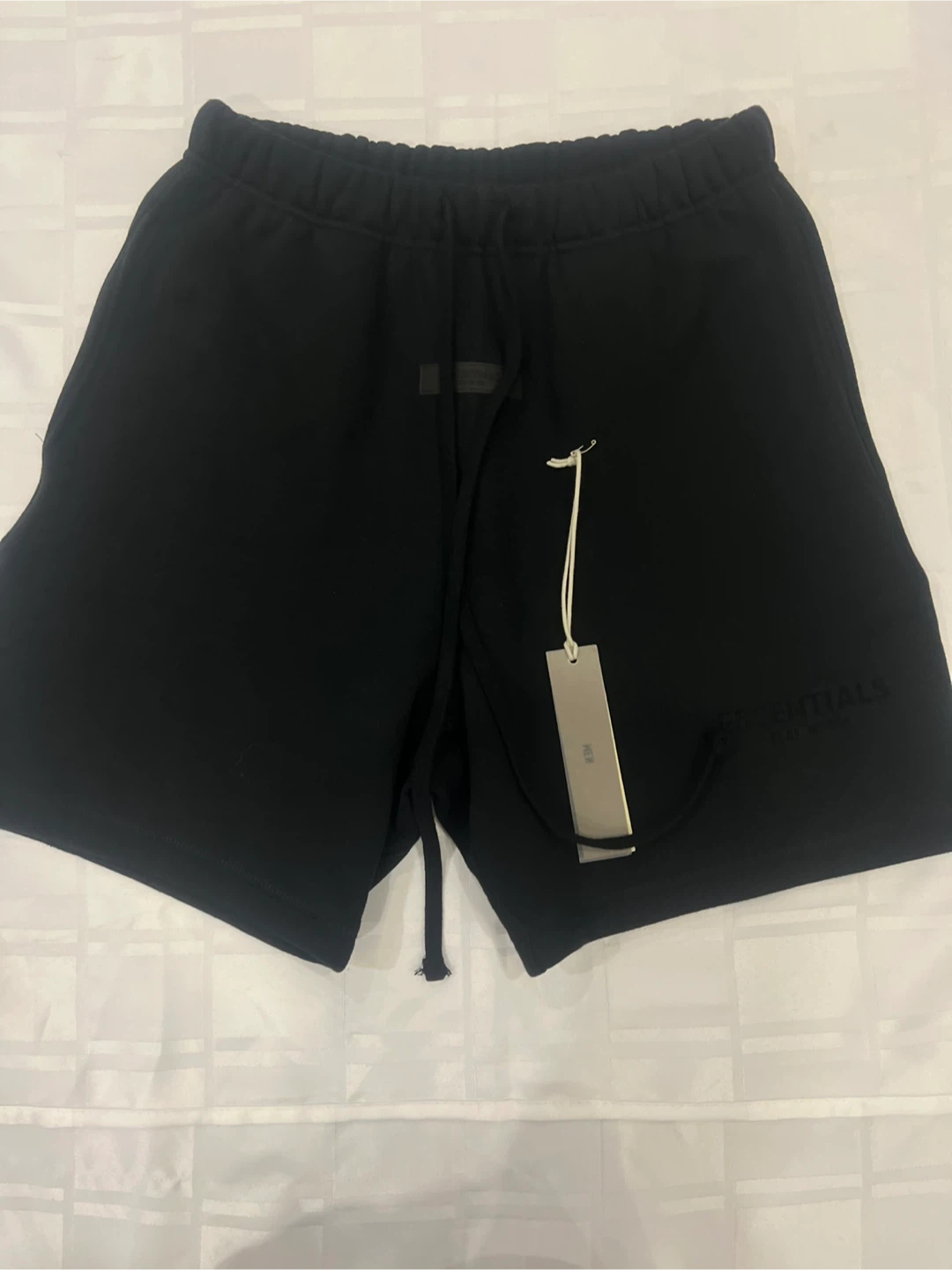 Fear of God Essentials Black Shorts - photo 2