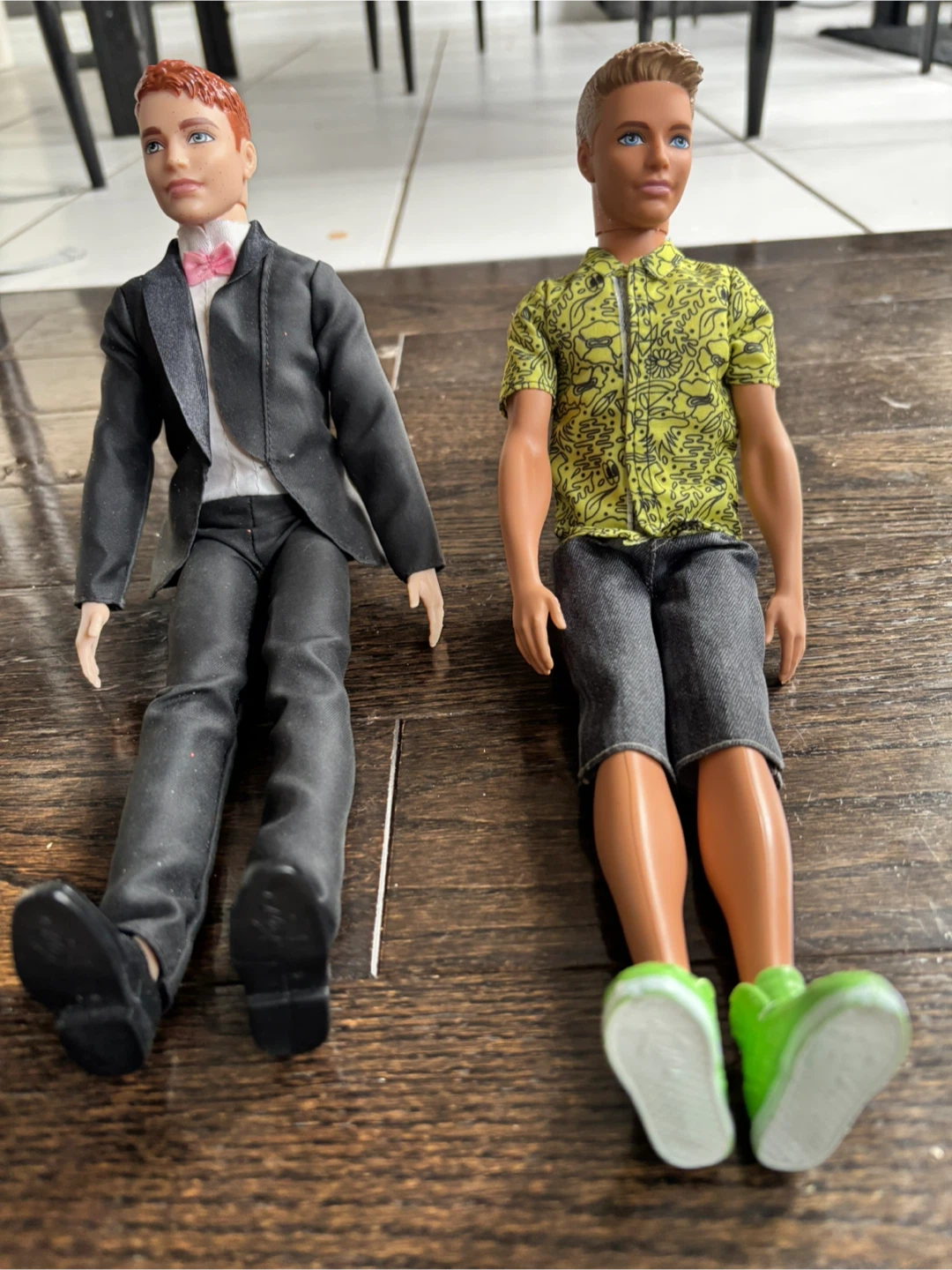 Two Barbie Ken Dolls