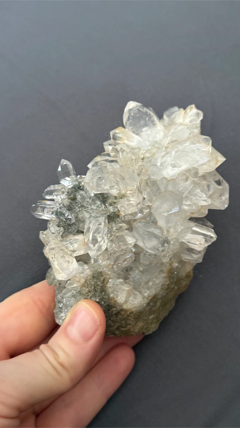 Indian Himalayan Cathedral Quartz (Rare) Crystal Cluster