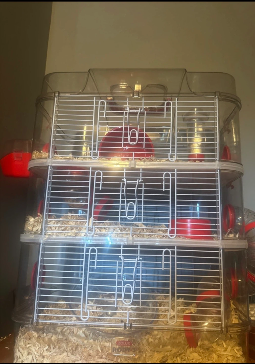 Zolux 3-Tier Hamster Cage with Accessories