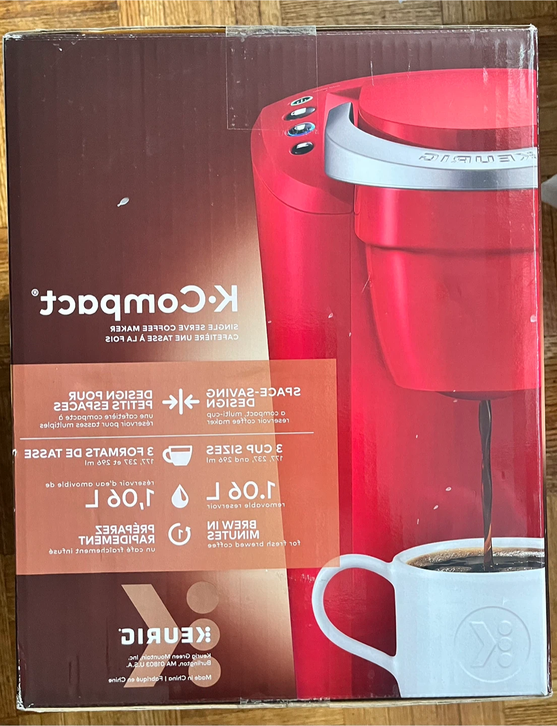 Keurig K-Compact Single Serve Coffee Maker - Imperial Red