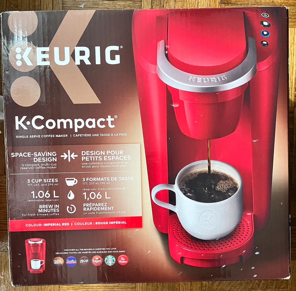 Keurig K-Compact Single Serve Coffee Maker - Imperial Red - photo 2