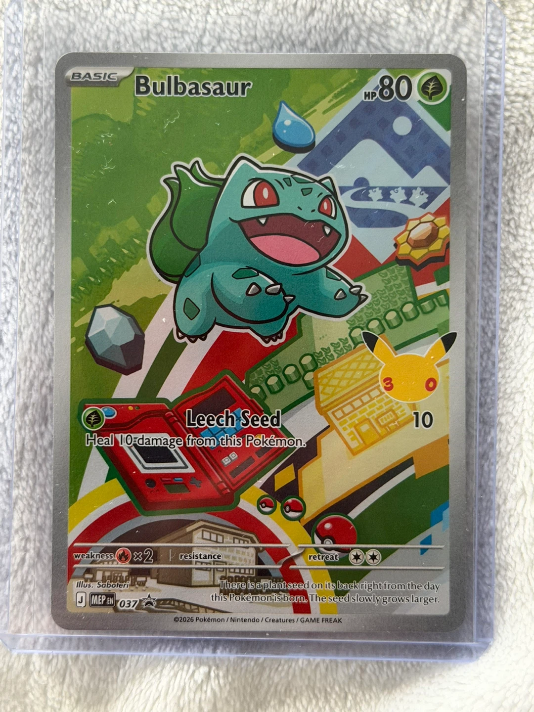 Pokemon Basic Bulbasaur Trading Card