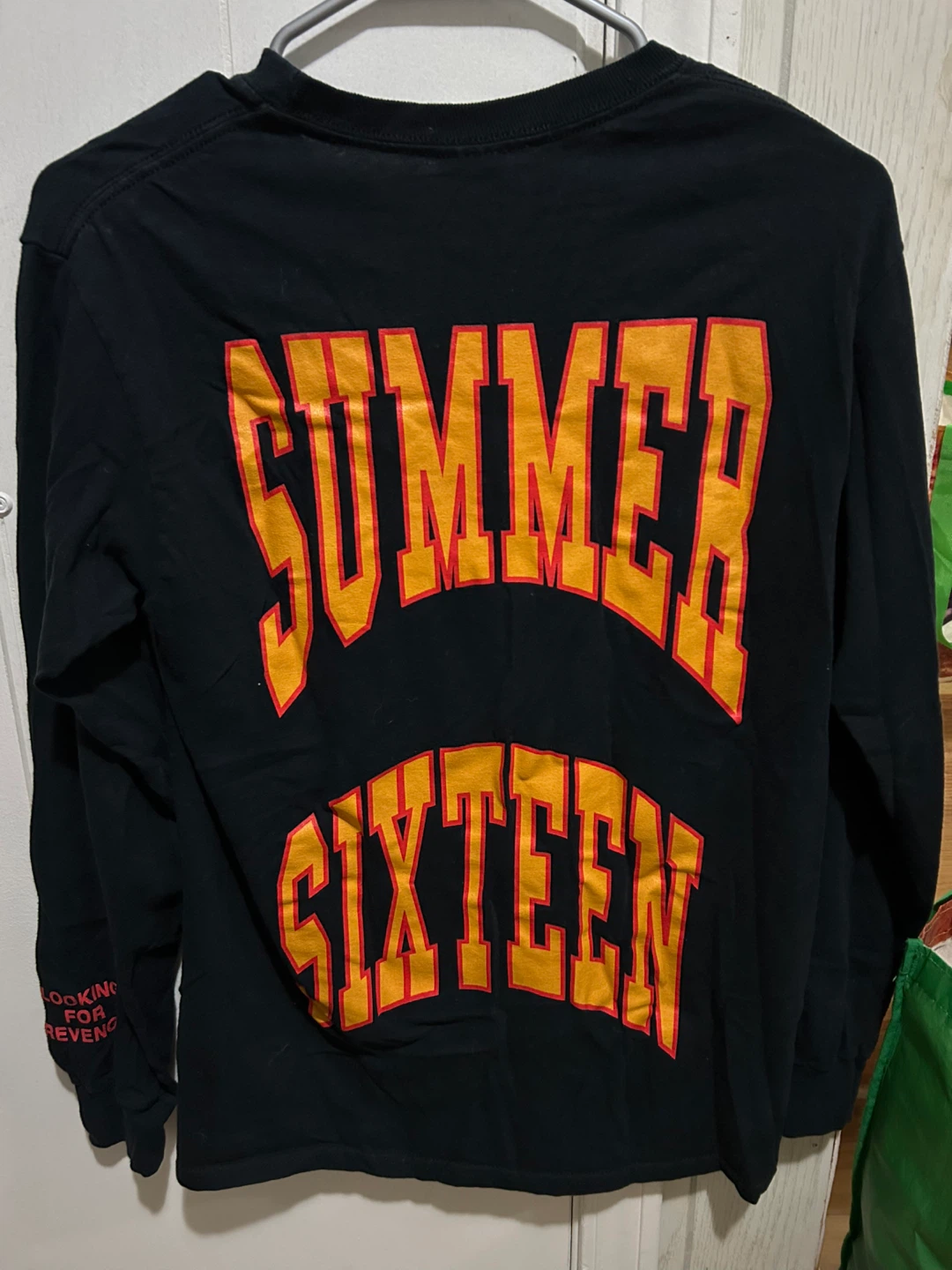 Gildan Black "Summer Sixteen" Long Sleeve T-Shirt - photo 3