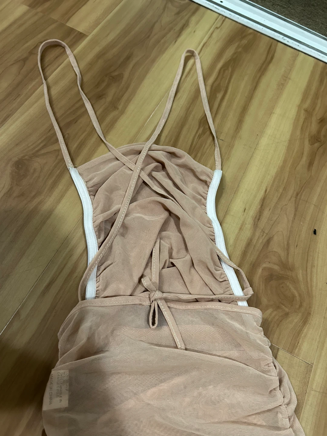 SHEIN Mesh Ruched Bodysuit - photo 3