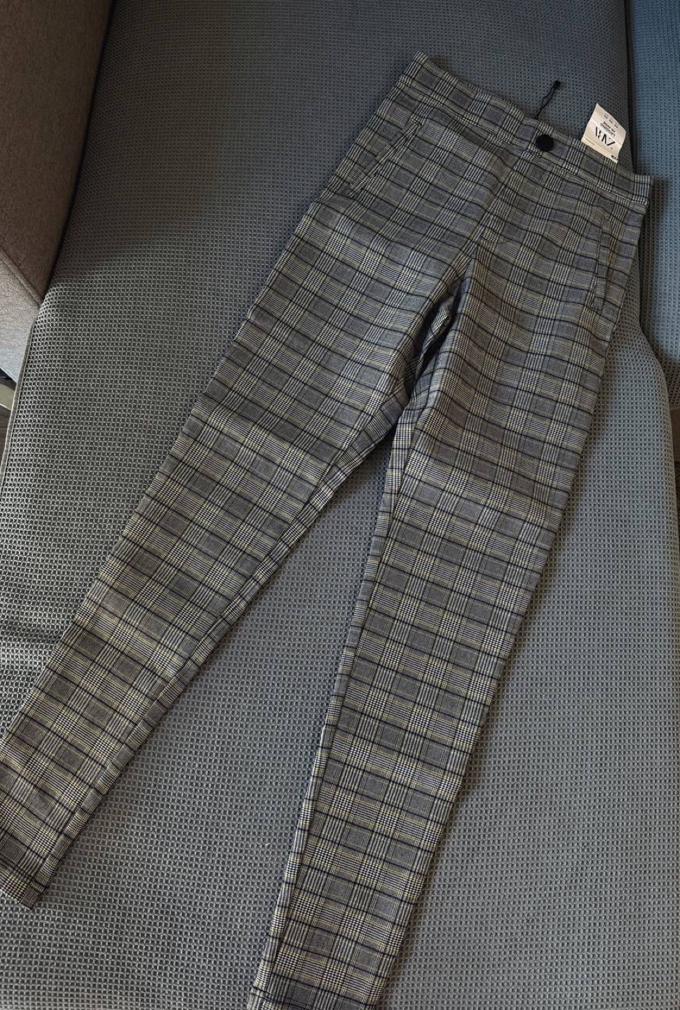 ZARA Plaid Skinny Pants XS - photo 4