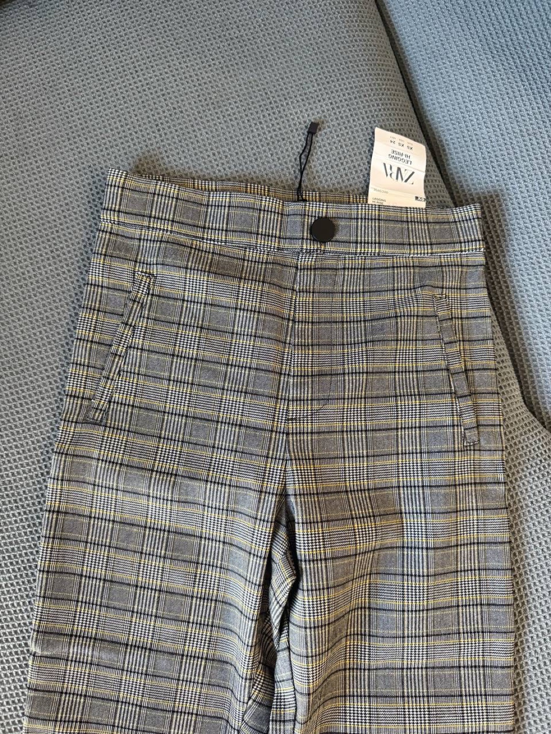 ZARA Plaid Skinny Pants XS - photo 5