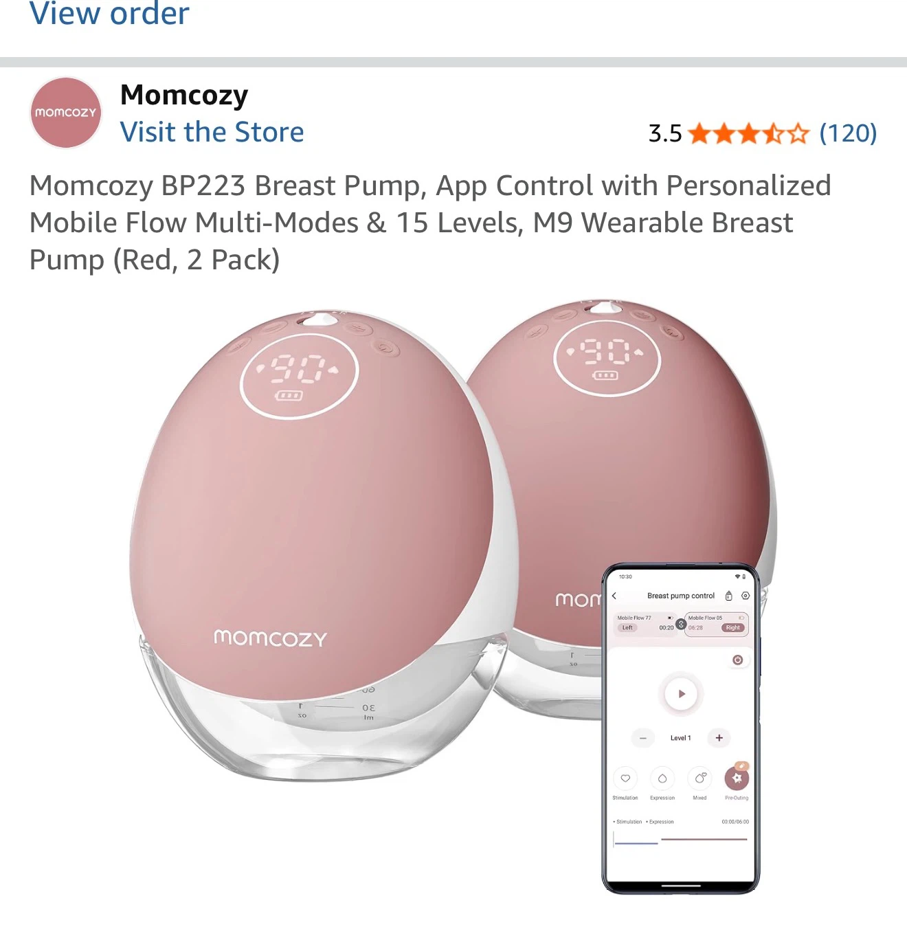 Momcozy Wearable Breast Pump - photo 4
