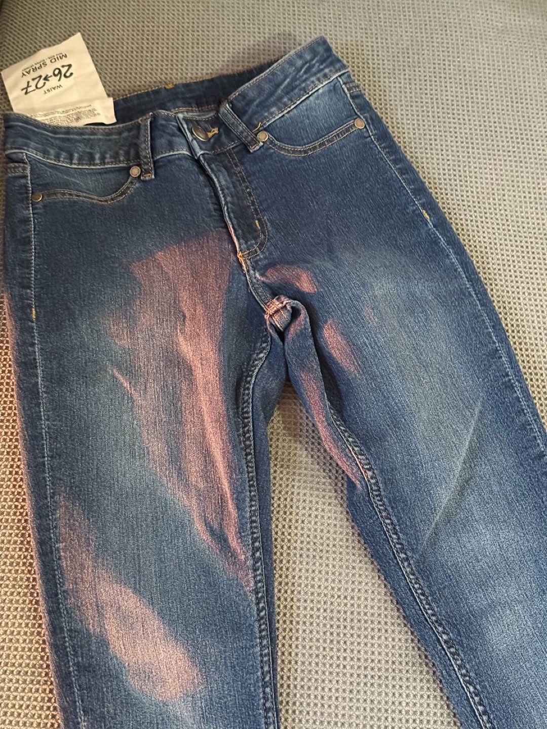 Cheap Monday Spray On Mid Rise Jeans - Size 26/27 - photo 2