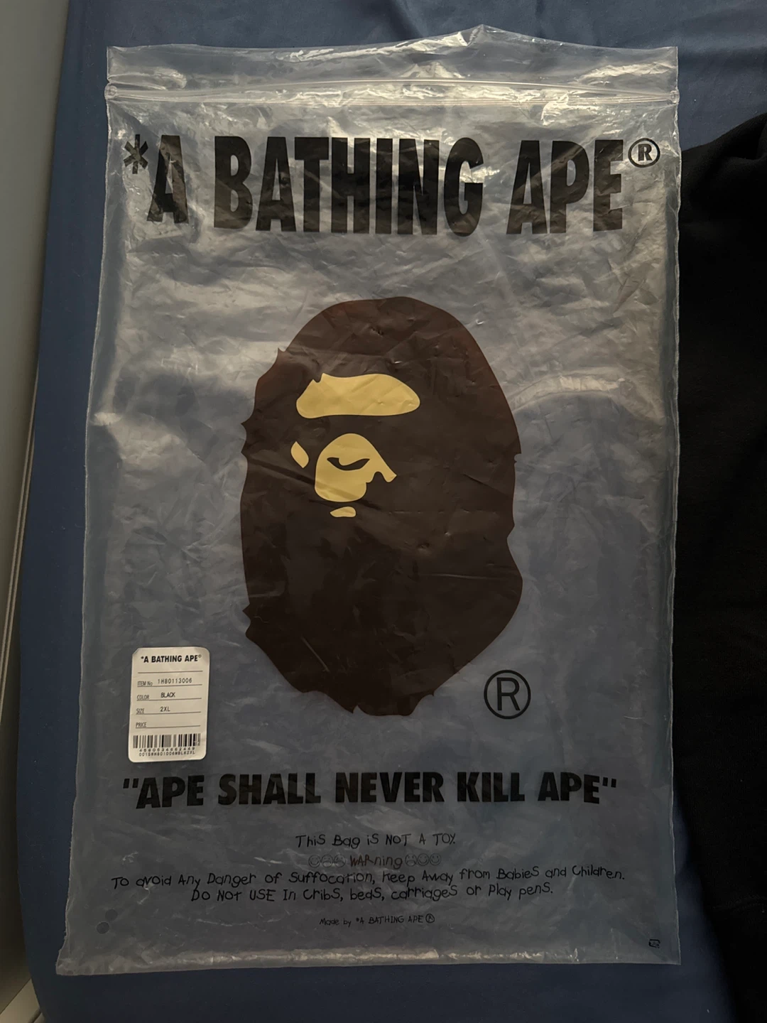 A Bathing Ape Shark Crewneck Sweatshirt Black - photo 3
