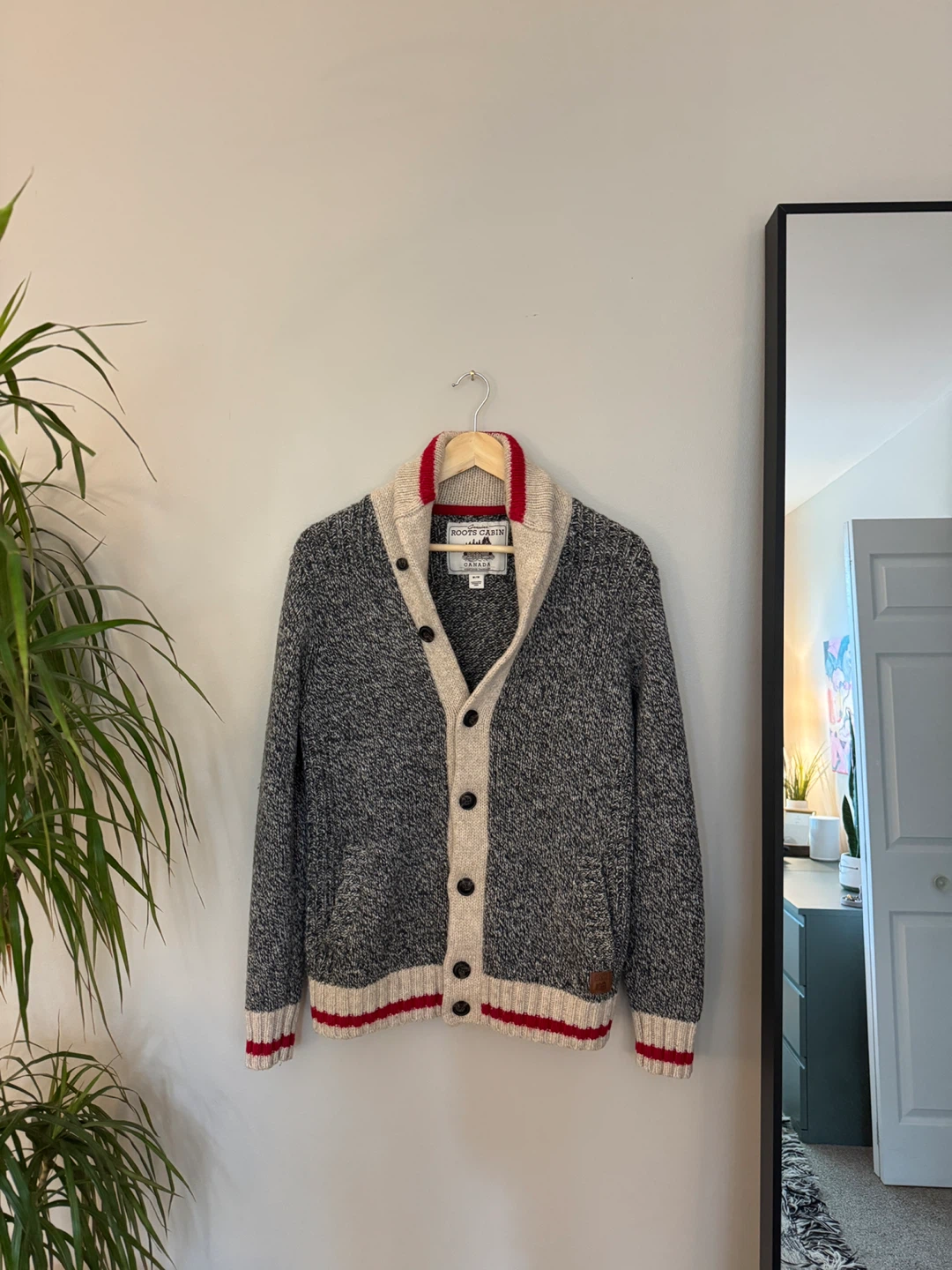 Roots Men's Cabin Shawl Cardigan Sweater (Size M) - photo 2