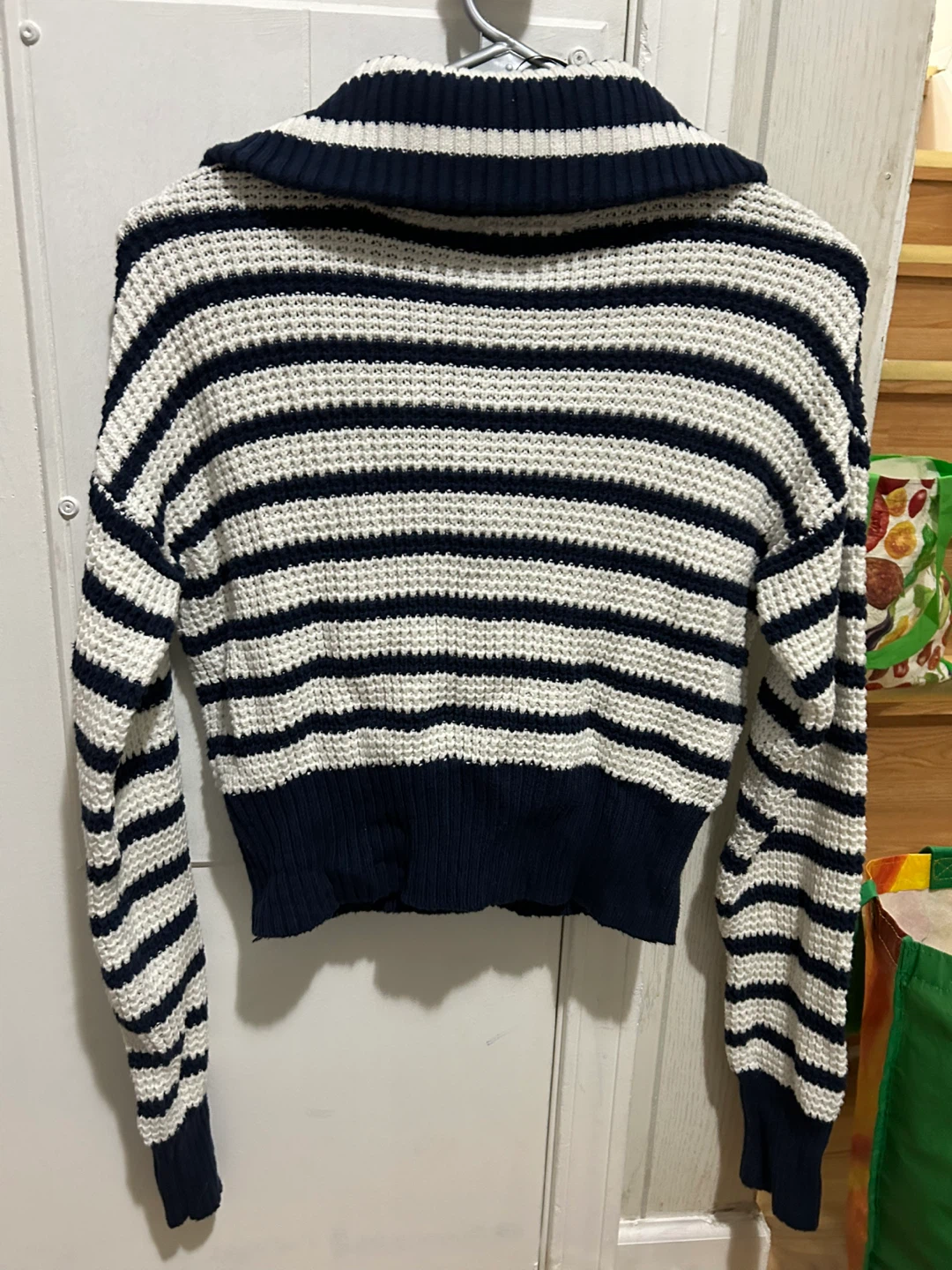 Sage + Stone Striped Collared Sweater - photo 2