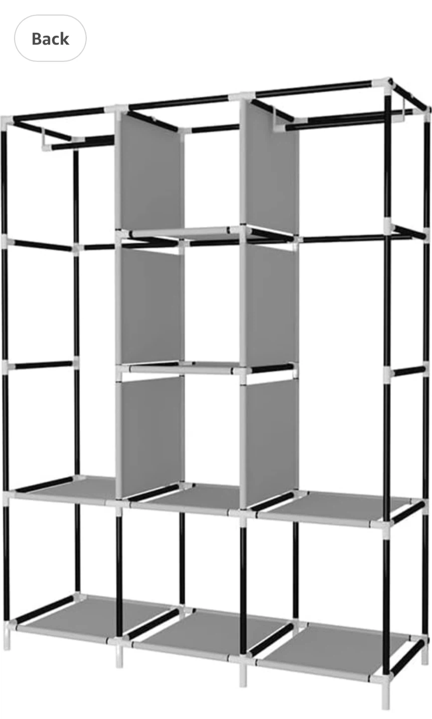 Portable Clothes Wardrobe Storage Organizer - photo 2