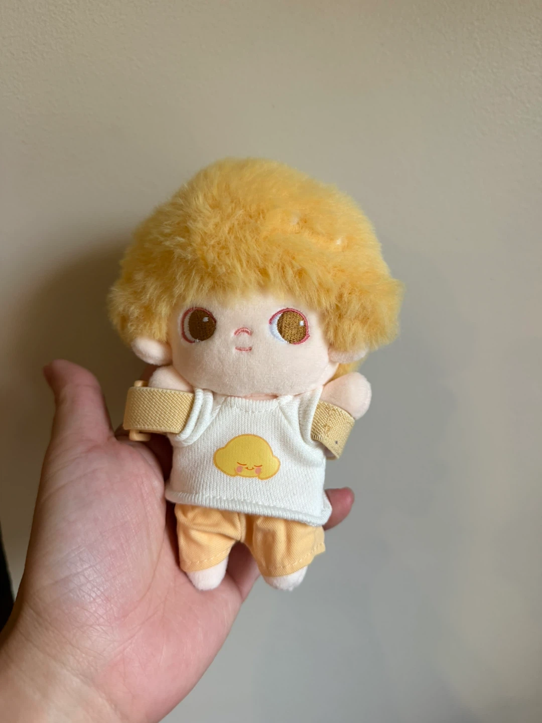 PopArt Plush Toy Doll with Fluffy Hair